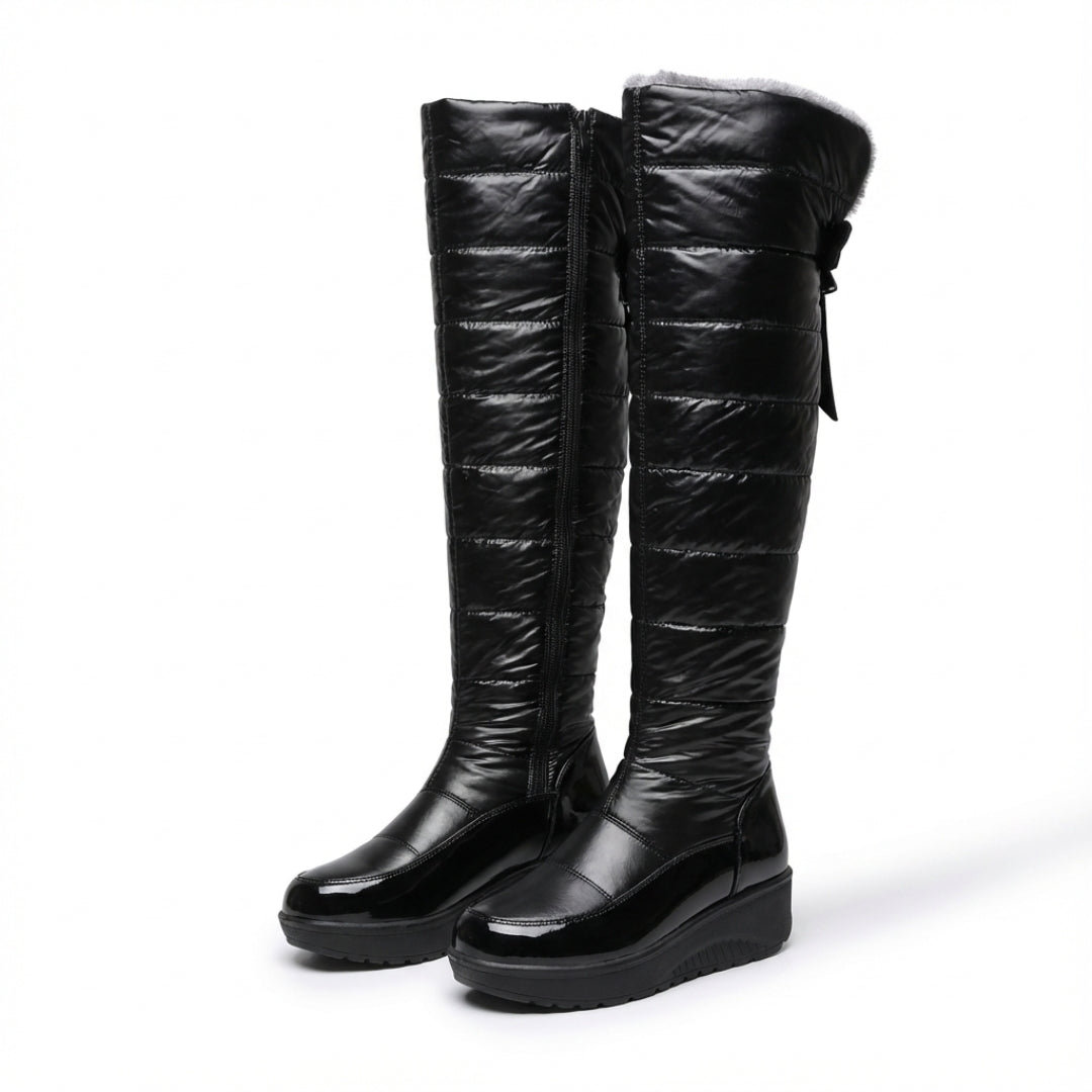 FeeBloo™ | CozyFur Over-Knee Boots