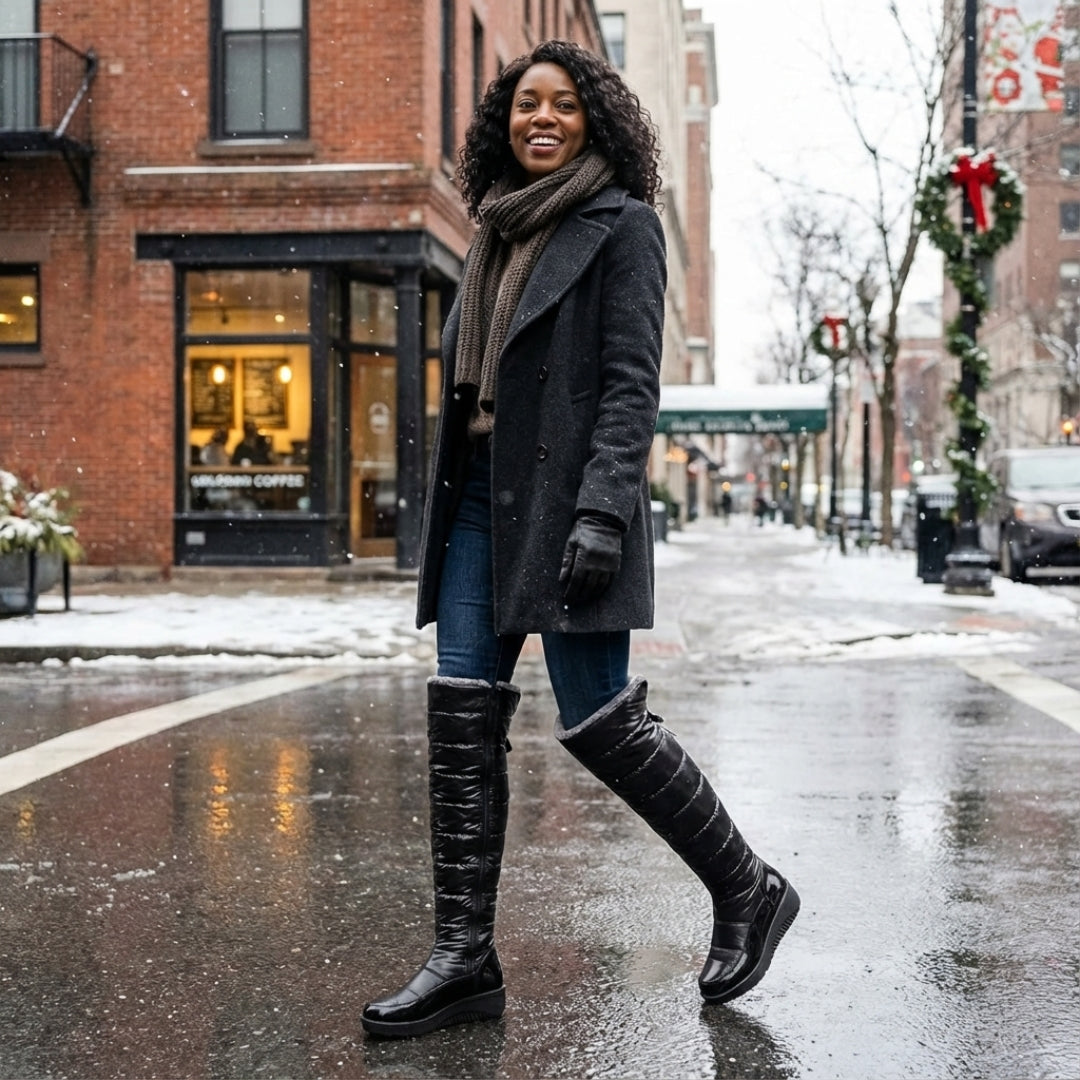 FeeBloo™ | CozyFur Over-Knee Boots