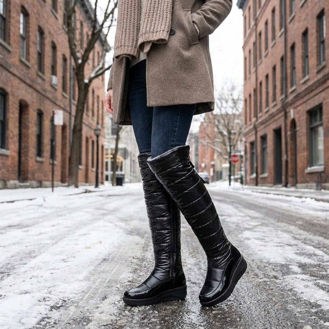 FeeBloo™ | CozyFur Over-Knee Boots